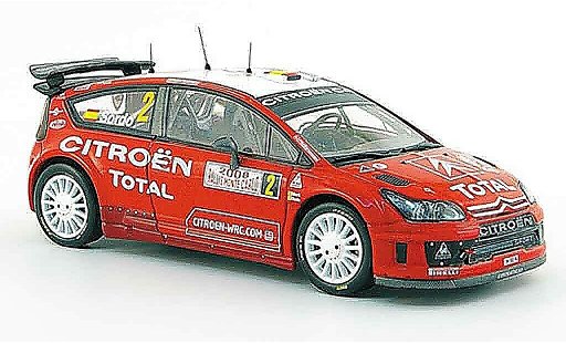 Citroen C4 WRC 2008 1/43 IXO no.2 elfter rallye monte carlo coche miniatura