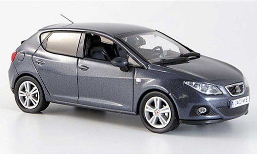 Seat Ibiza SC 1/43 J Collection negro-gris 5-portes 2008 coche miniatura