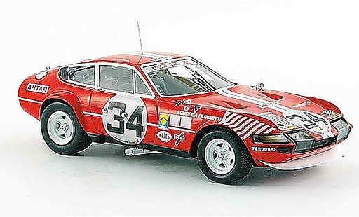 Ferrari 365 GTB/4 1/43 Red Line no.34 siebter le mans 1972 coche miniatura