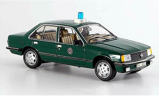 Opel Rekord E 1/43 Schuco police hamburg coche miniatura