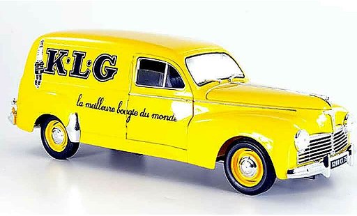 Peugeot 203 Fourgonette 1/18 Solido Fourgonette kombi klg amarillo 1954 coche miniatura