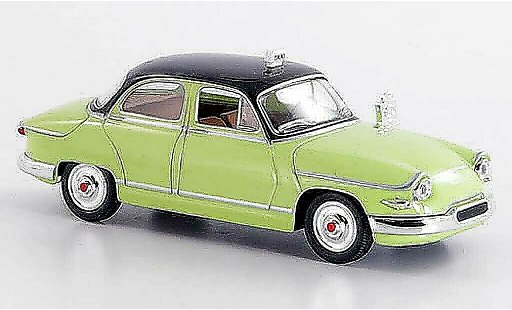 Panhard PL17 Base 1/43 Solido Taxi verde-negro 1961 coche miniatura