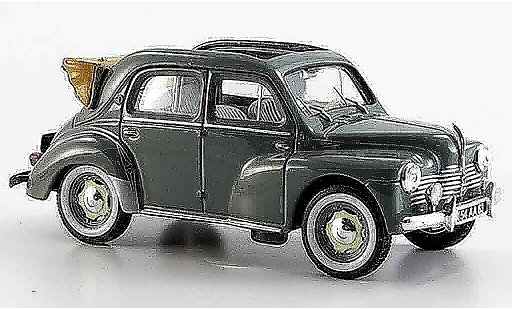 Renault 4CV Cabriolet 1/43 Eligor gris 1953 coche miniatura