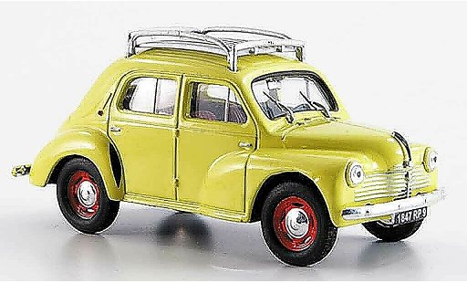 Renault 4CV Base 1/43 Eligor r 1060 avec barres de toit 1947 coche miniatura