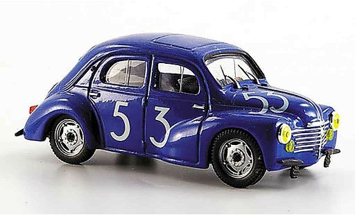 Renault 4CV Racing 1/43 Eligor bol dor no. 53 1952 coche miniatura