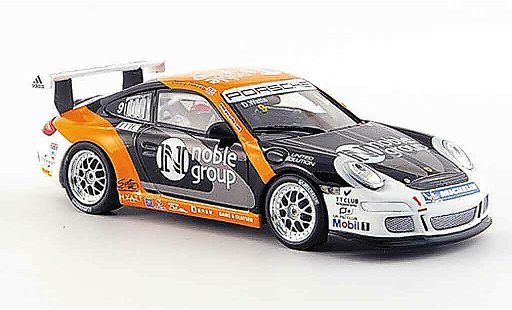 Porsche 911 GT3 CUP 1/43 Minichamps 2007 No.9 Watts coche miniatura