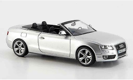 Audi A5 cabriolet 1/43 Schuco Descapotable gris metallisee coche miniatura