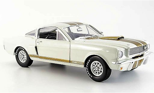 Shelby GT 350 1966 1/18 Shelby Collectibles blanco or coche miniatura