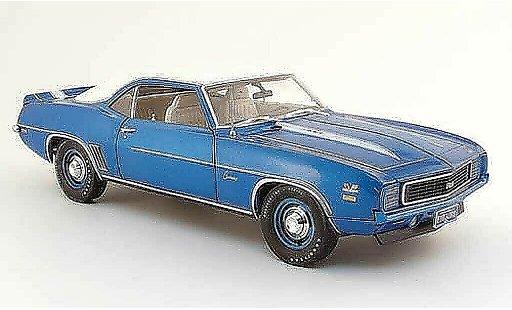 Chevrolet Camaro RS 1/18 Highway 61 ZL1 zl-1 copo 427 azul blanco 1969 coche miniatura