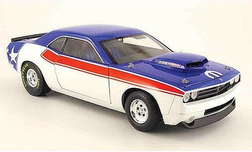 Dodge Challenger Super Stock 1/18 Highway 61 392 hemi rojo blanco azul 2008 coche miniatura