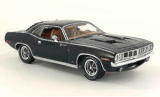 Plymouth Gran Barracuda 1971 1/18 Highway 61 negro coche miniatura