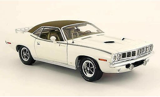 Plymouth Gran Barracuda 1971 1/18 Highway 61 blanco/noir coche miniatura