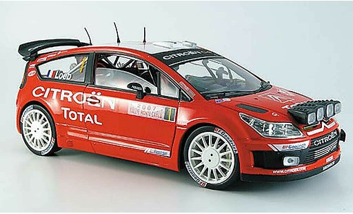 Citroen C4 WRC 2007 1/18 Solido No.1 Loeb/Elena Rally Monte Carlo coche miniatura
