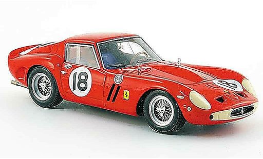 Ferrari 250 GTO 1963 1/43 Red Line no.18 siger daytona continental coche miniatura