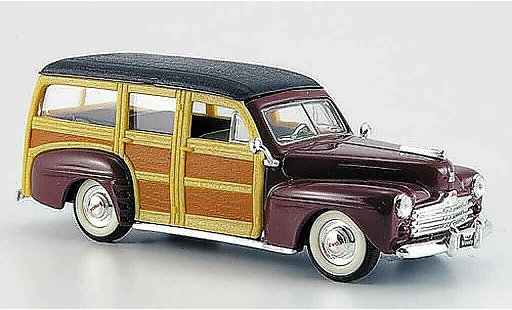 Ford Woody Woody Wagon 1/43 Yat Ming marron/negro 1948 coche miniatura