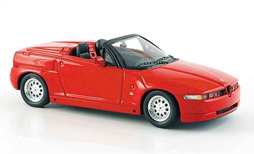 Alfa Romeo RZ zagato roadster 1/43 Spark rojo 1992 coche miniatura