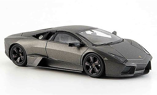 Lamborghini Murcielago Reventon 1/43 Hot Wheels gris coche miniatura