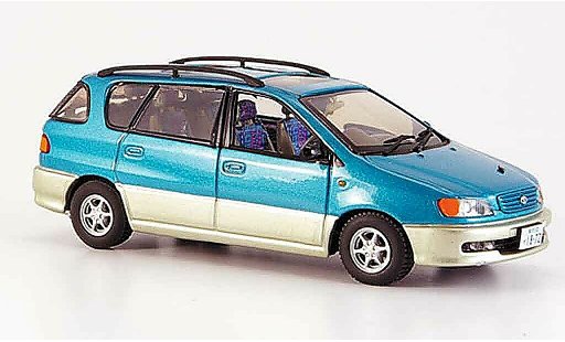 Toyota Ipsum Base 1/43 Vitesse verde gris metallisee 2002 coche miniatura