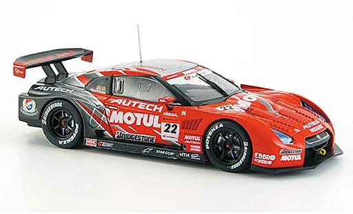 Nissan Skyline R35 1/43 Ebbro JGTC GT R Motul Autech No.22 Fuji Super GT 2008 coche miniatura