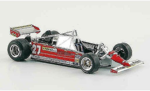 Ferrari 126 CK 1/43 Brumm turbo no.27 g.villeneuve gp monaco coche miniatura
