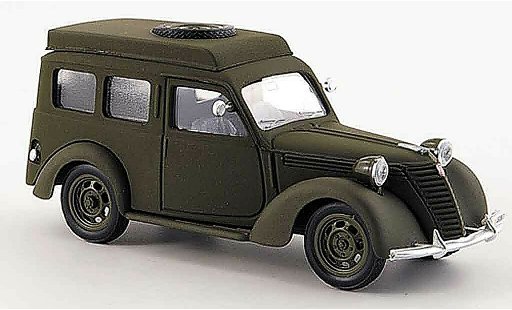 Fiat 1100 Furgone 1/43 Brumm Carabinieri Radiomobile police coche miniatura