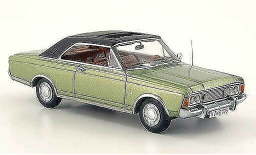 Ford Taunus 20M 1/43 Neo (P7b) Coupe verde/negro coche miniatura