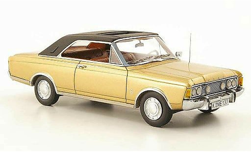 Ford Taunus 20M 1/43 Neo (P7b) Coupe dore/negro coche miniatura