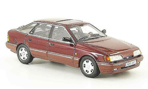 Ford Scorpio MK1 1/43 Neo rojo 1986 coche miniatura