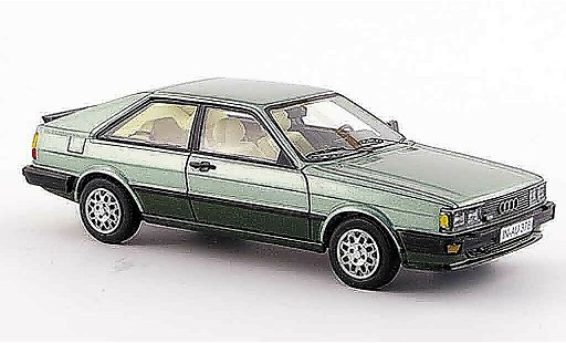 Audi Coupe GT coupe 1/43 Neo verde 1981 coche miniatura