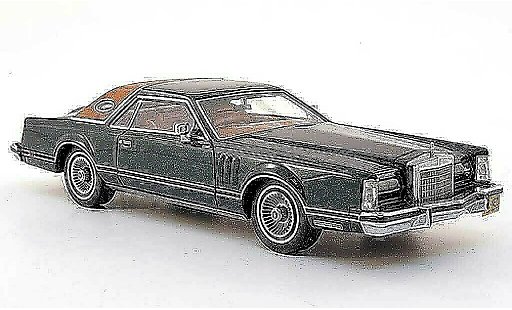 Lincoln Continental 1978 1/43 Neo Mark V negro-vert coche miniatura