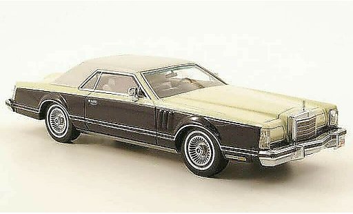 Lincoln Continental 1979 1/43 Neo Mark V azul/creme/blanco coche miniatura