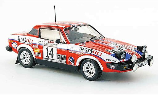 Triumph TR7 1980 1/43 Trofeu No.14 Sparkrite Rally Schottland coche miniatura
