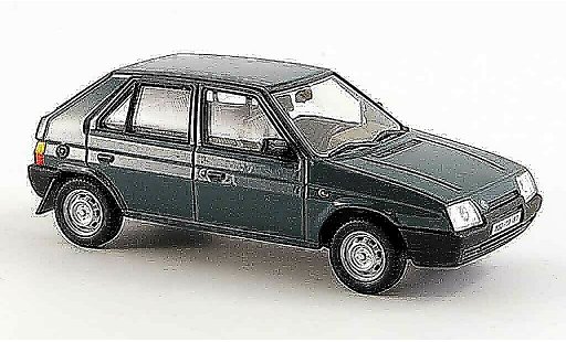 Skoda Favorit 136L 1/43 Abrex 136 l petrol gris 1987 coche miniatura