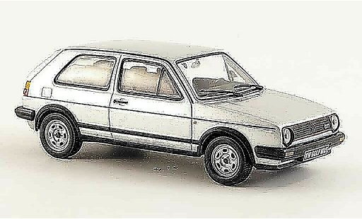 Volkswagen Golf GTI 1/43 WhiteBox gris metallisee coche miniatura