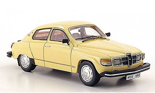 Saab 96 Base 1/43 Neo beige 1979 coche miniatura