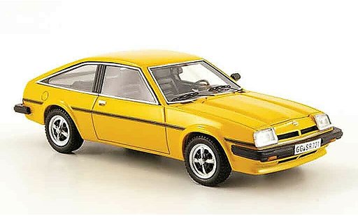 Opel Manta B B 1/43 Neo cc sr amarillo 1980 coche miniatura