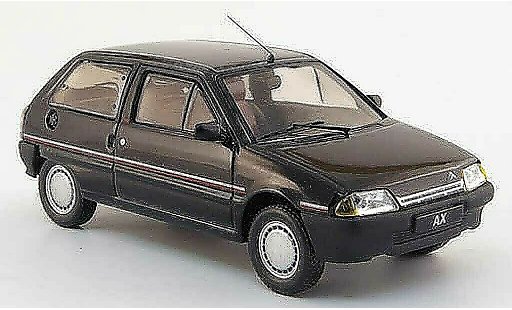 Citroen AX Image 1/43 IXO negro 1989 coche miniatura