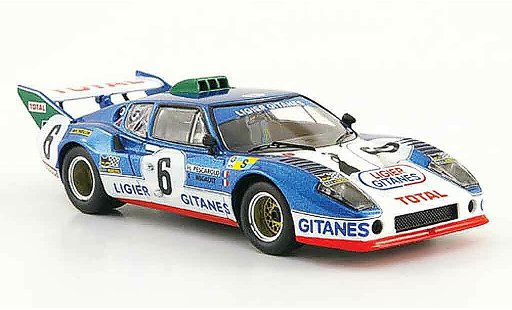 Ligier JS2 Base 1/43 IXO Ford No.6 Total 24h Le Mans 1975 coche miniatura