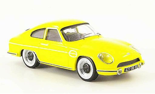 Panhard DB HBR 1958 1/43 IXO 5 amarillo coche miniatura
