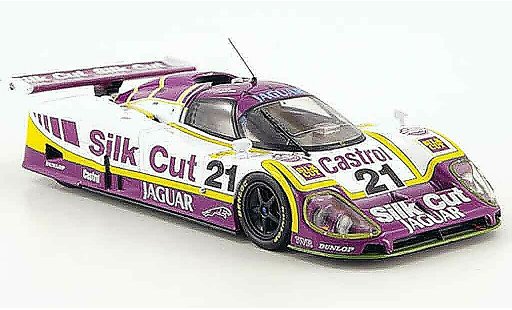 Jaguar XJ R9 1/43 IXO no.21 silk cut 24h le mans 1988 coche miniatura
