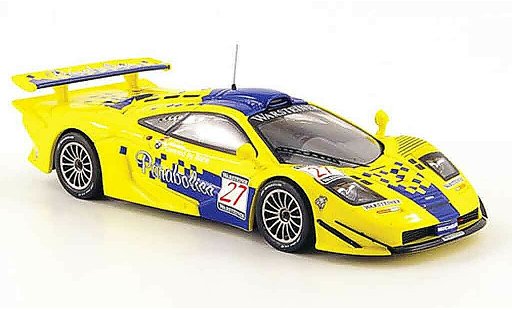 McLaren F1 GTR GTR 1/43 IXO No.27 Parabolica FIA GT Spa 1997 coche miniatura