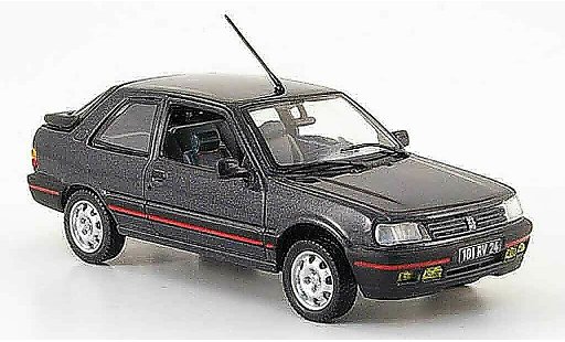 Peugeot 309 GTI 1/43 Norev antracita 1987 coche miniatura