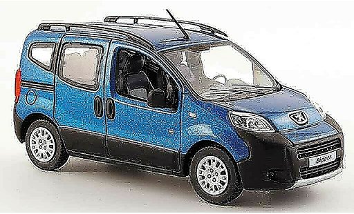 Peugeot Bipper Tepee 1/43 Norev outdoor azul 2009 coche miniatura