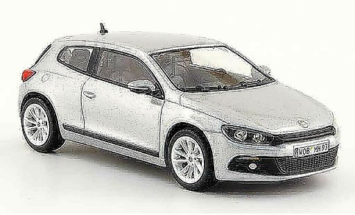 Volkswagen Scirocco Base 1/43 Norev 3 gris metallisee 2008 coche miniatura
