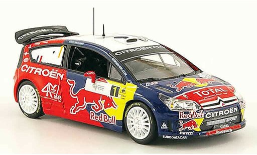 Citroen C4 WRC 2008 1/43 Norev no.1 loeb elena tour de corse coche miniatura