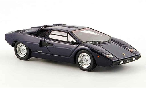 Lamborghini Countach LP 400 1/43 Look Smart azul 1978 coche miniatura