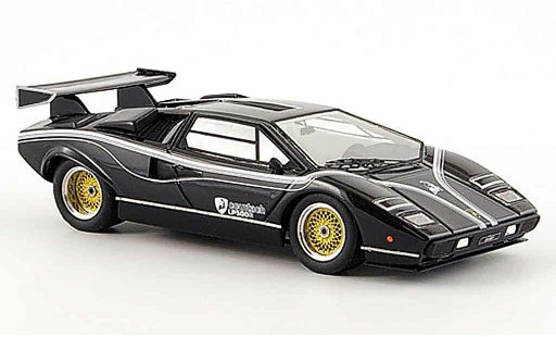 Lamborghini Countach LP 500 1/43 Look Smart r negro coche miniatura