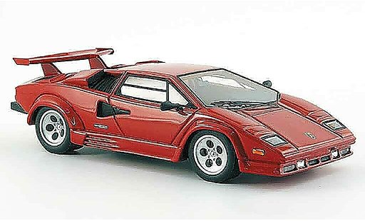 Lamborghini Countach 5000 Quattrovalvole 1/43 Look Smart rojo us version coche miniatura