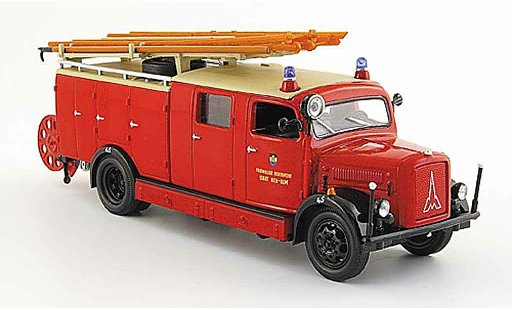 Magirus SLG Base 1/43 Yat Ming S 3000 Freiwillige pompier Stadt Neu Ulm 1941 coche miniatura