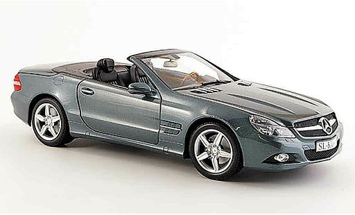 Mercedes Classe SL cabriolet 1/18 Minichamps (r 230) gris anthracite coche miniatura